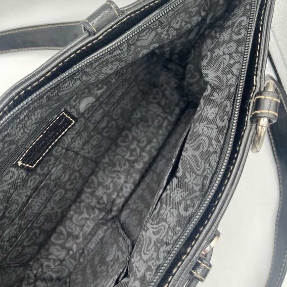 Call It Spring Vintage Y2K Grommet Black Belted Brocle Mini Shoulder Bag - Picture 8 of 8